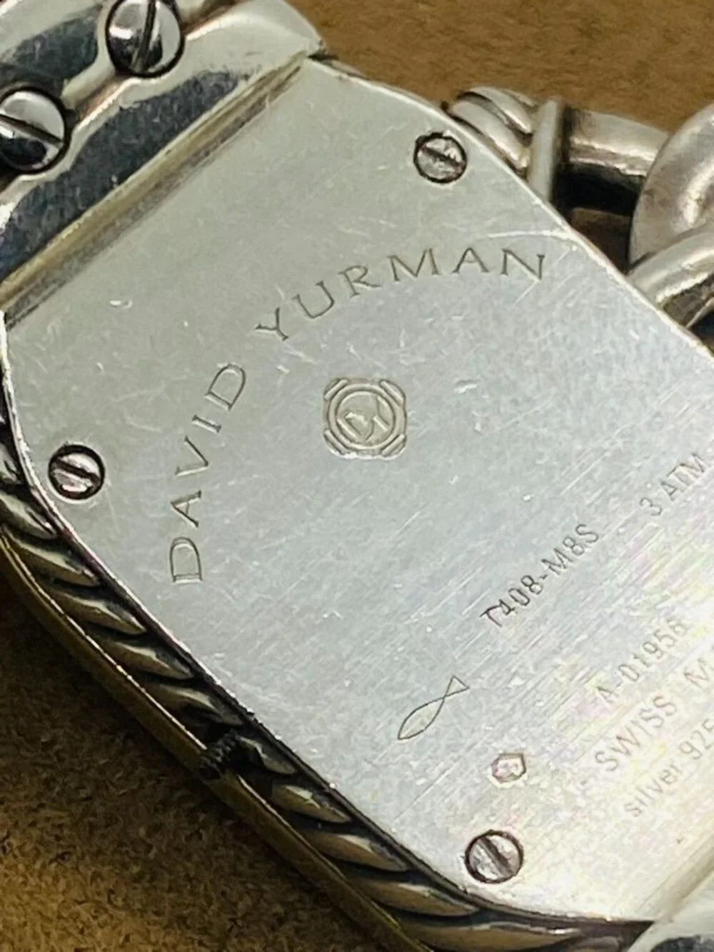 David Yurman Madison Sterling Silver 925 and 18K Watch 6.75